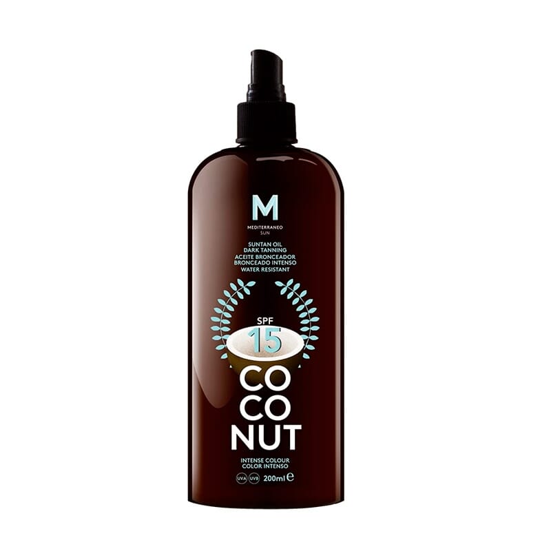 Coconut Suntan Oil Dark Tanning SPF15