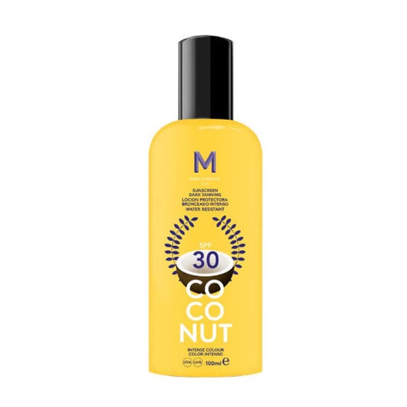 Coconut Sunscreen Dark Tanning SPF30 100 ml da Mediterraneo Sun