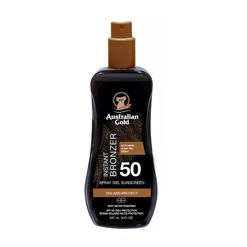 Sunscreen SPF50 Spray Gel With Instant Bronzer 237 ml