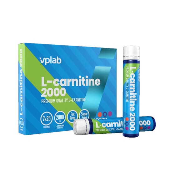 L-Carnitine 2000 25 ml 7 Frascos da Vplab Nutrition