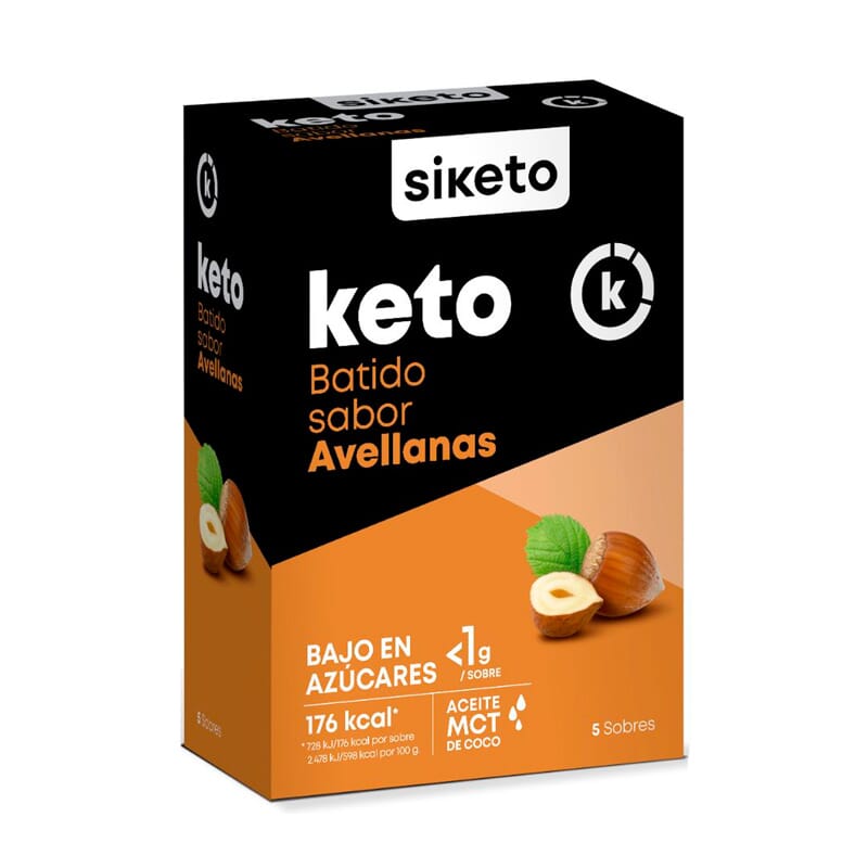 Keto Batido Avellanas 30g 5 Sobres