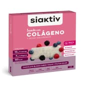 Siaktiv Snacks Com Colágeno Iogurte Frutos Vermelhos 40g 3 Barras da Siken