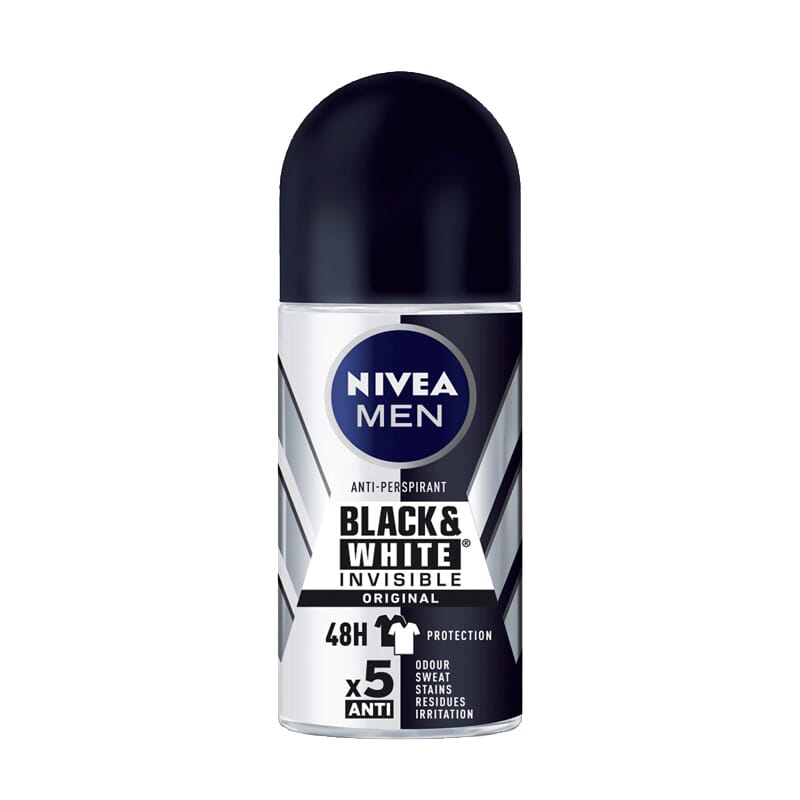 Black White Invisible Antitranspirante Original Roll-On 50 ml