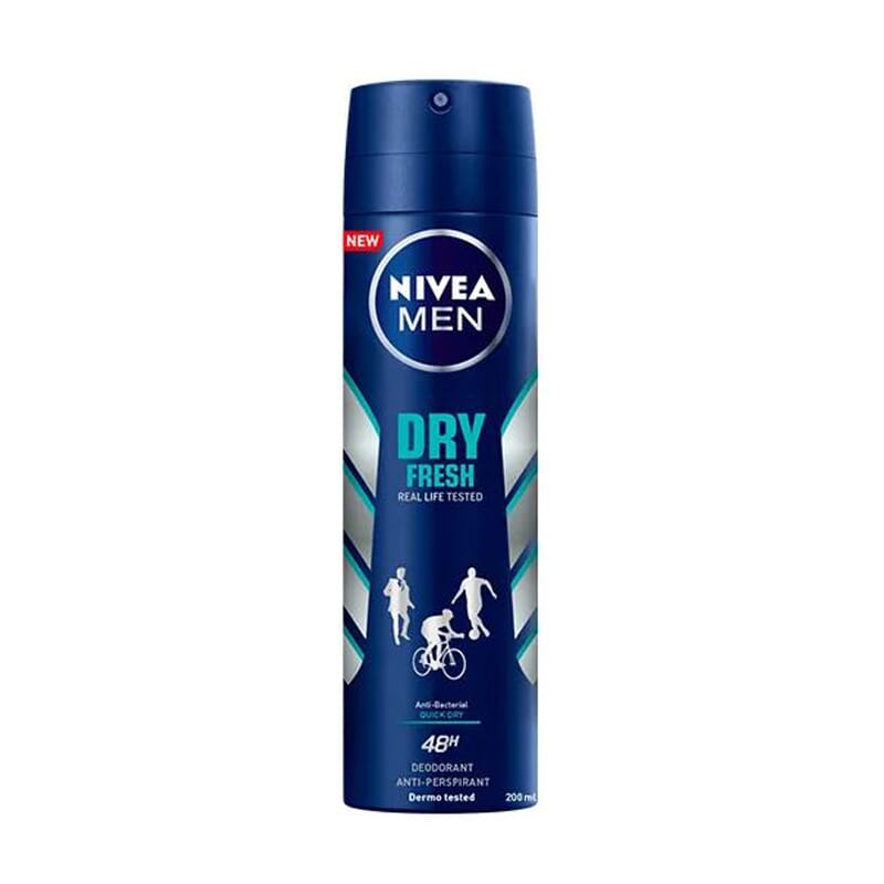 Men Dry Fresh Desodorante Spray 200 ml