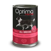 Feuchtfutter für erwachsene Hunde mit Rind 400g von Optima Nova