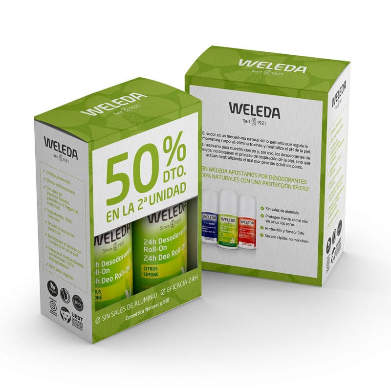 Duplo Deodorant 24H Citrus 50 ml 2 Ud