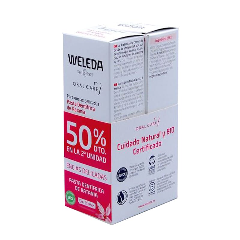 Duplo Tandpasta de Ratania 75 mg 2 Ud