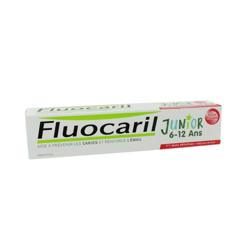 Fluocaril Junior 6-12 Años Gel Dentífrico Frutos Rojos 75 ml de Fluocaril