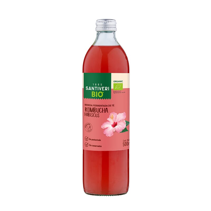 Kombucha Hibiscus Bio 500 ml