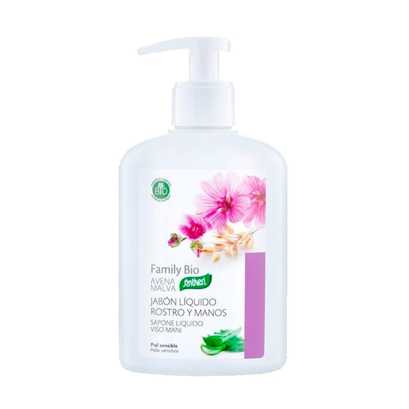 Family Bio Jabón Líquido Rostro Y Manos 250 ml de Santiveri