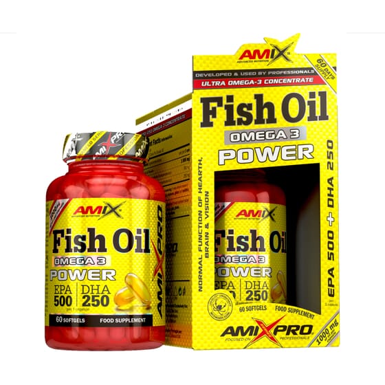 Fish Oil Omega 3 Power 60 Caps de Amix Pro