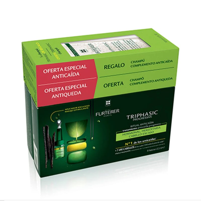 Triphasic Progressieve Ritueel Anti-uitval + Shampoo Triphasic