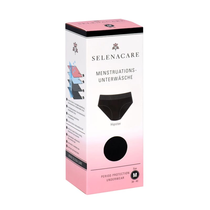 Braga Absorbente Para La Menstruación Classic Negro 