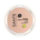 Fond de Teint Compact - Poudre Crème 01 Cool Ivory Bio de Sante