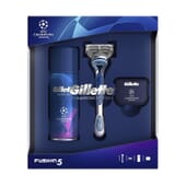 Fusion5 UEFA Rasierer + Gel + Reisetasche von Gillette