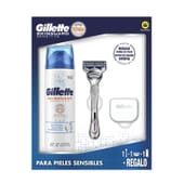 Skinguard Sensitive Rasierer + Rasur-Öl + Geschenk von Gillette