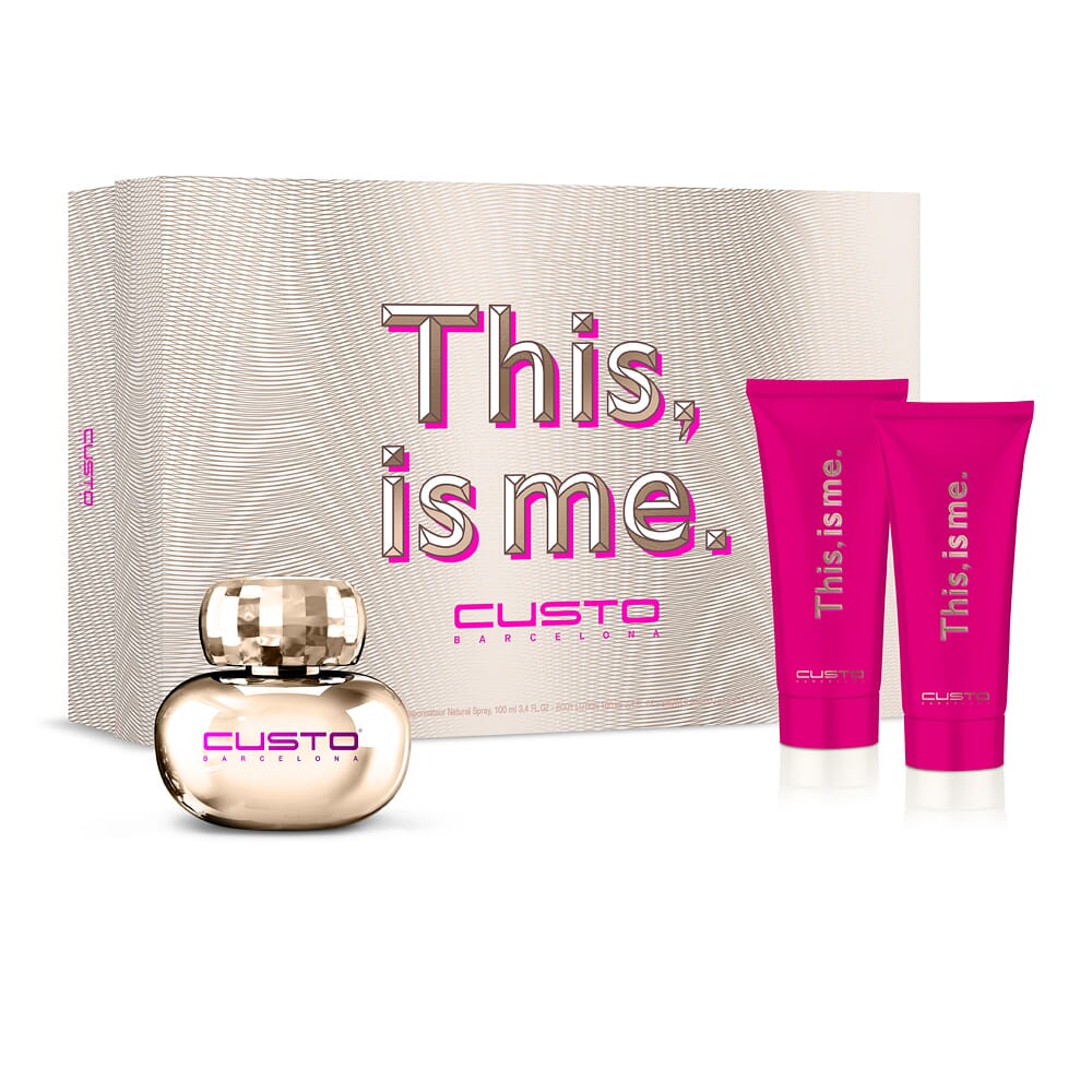 This Is Me Lote EDP 100 ml + Loción Corporal 100 ml + Gel de Ducha 100 ml