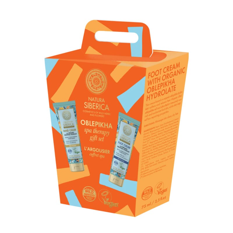 Set De Regalo Terapia SPA De Oblepikha Crema Manos + Crema Pies