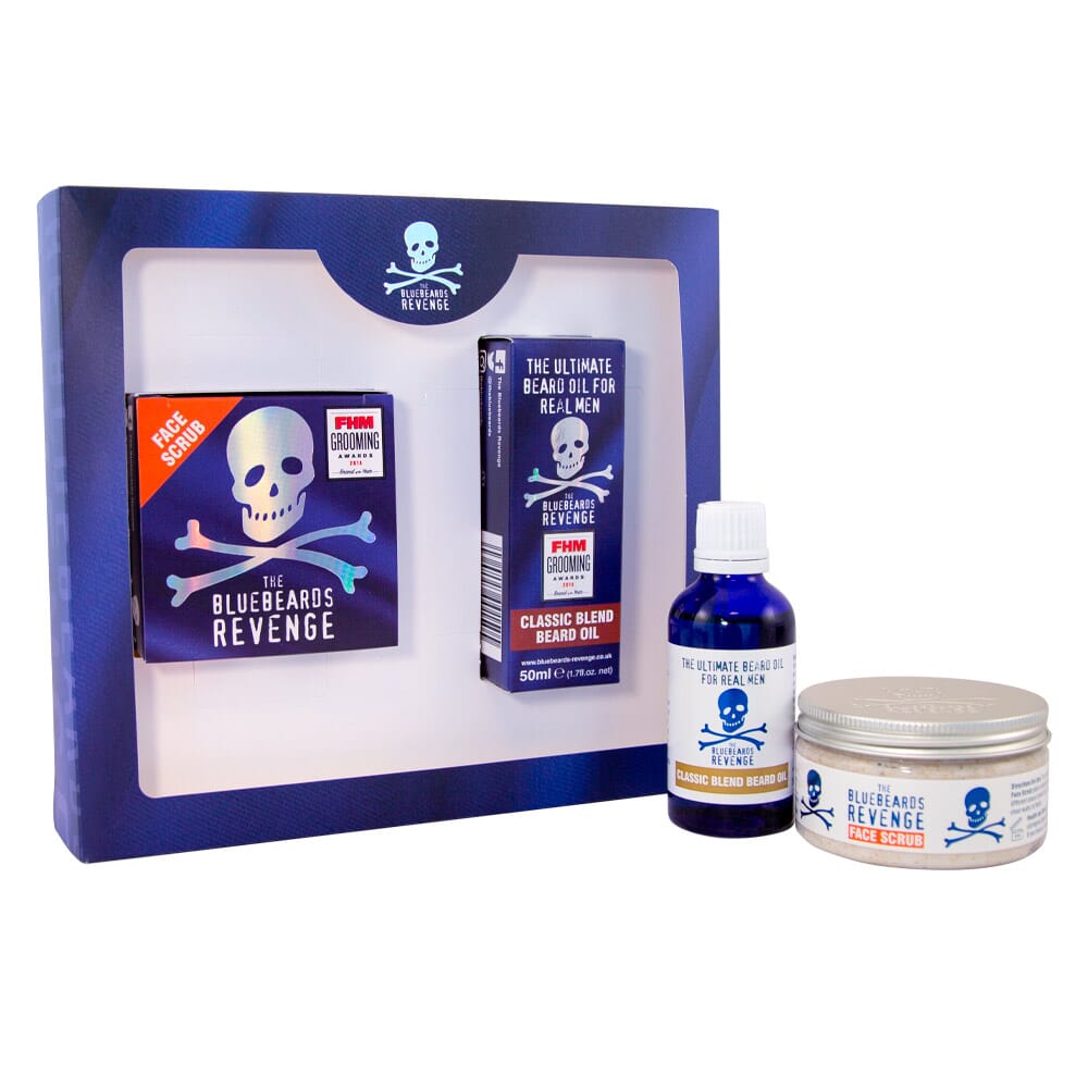 Designer Stubble Kit Lote Exfoliante + Aceite Para Barba
