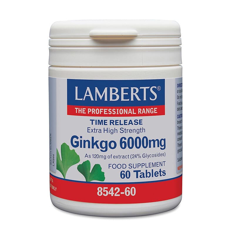 Ginkgo Biloba 6000 mg 60 Tabs