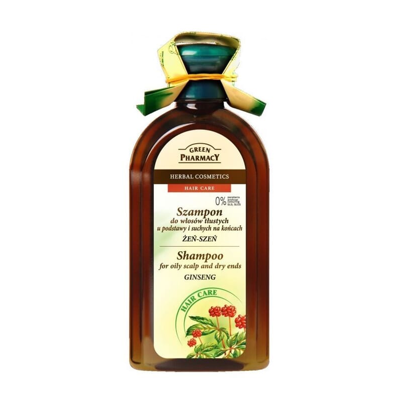 Champú Cabello Graso En La Raíz Y Seco En Las Puntas Ginseng 350 ml