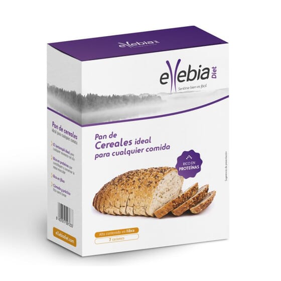 Pão de Cereais Ideal Para Qualquer Refeição 48g 7 Unds da Ellebia Diet