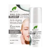Crème Hydratante Anti-Âge Pro Collagène Plus Perle Noire 50 ml - Dr Organic | Nutritienda