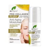 Crème Hydratante Anti-Âge Pro Collagène Plus Probiotique 50 ml - Dr Organic | Nutritienda