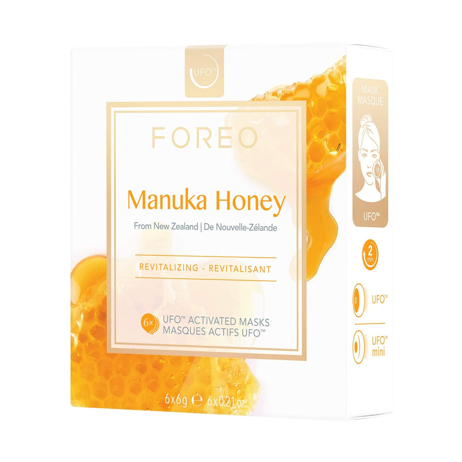 UFO Mask Manuka Honey 6 Uds