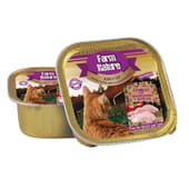 Gato Adulto Coelho Com Maçã E Amora 100g - Farm Nature