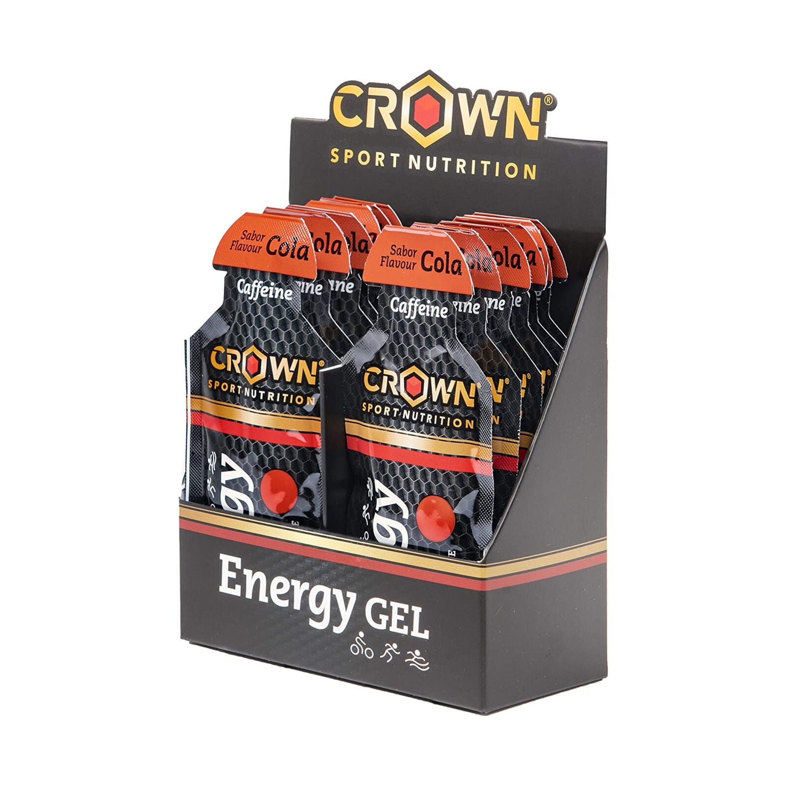 Energy Gel + Cafeína 40g 12 Uds