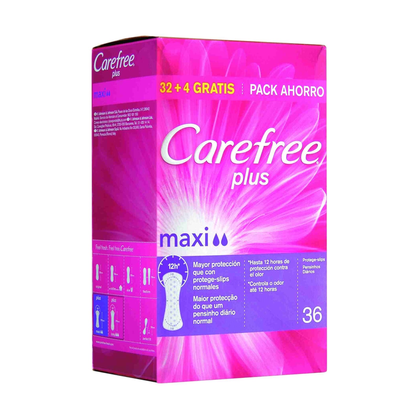 Carefree Protector Maxi 36 Uds