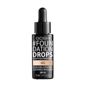 Foundation Drops Hydrating SPF 10 #002-Ivory 30 ml di Gosh