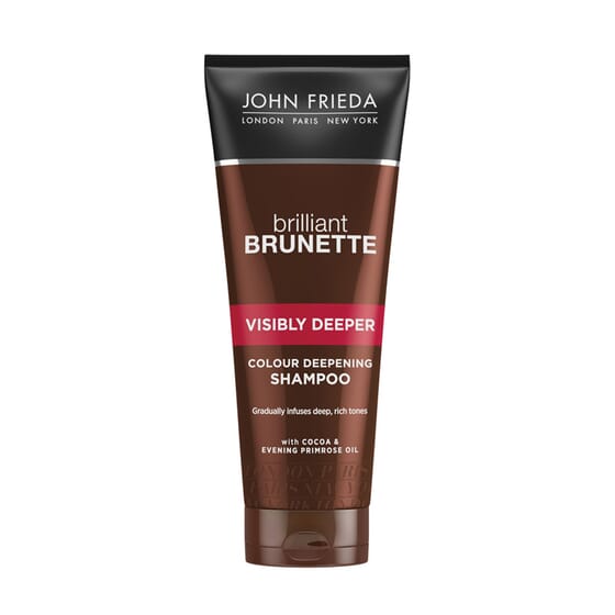 Brilliant Brunette Shampoo Intensificante Colore 250 ml di John Frieda