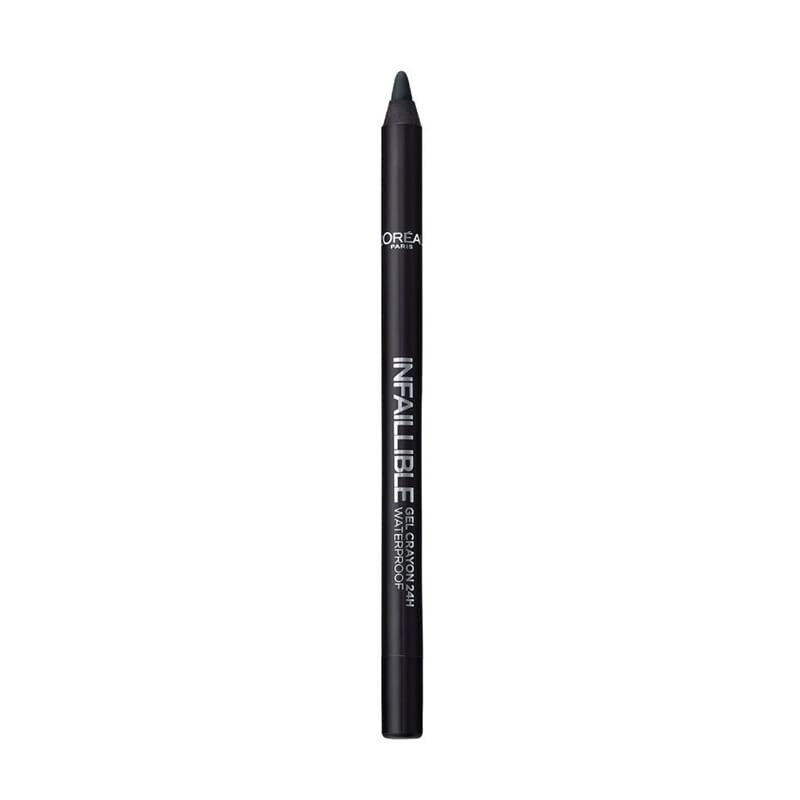 Infaillible Gel Crayon 24H Waterproof #01 - Black To Black