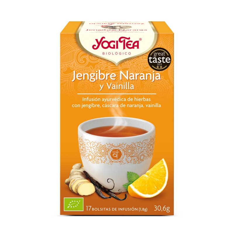 JENGIBRE NARANJA Y VAINILLA BIO 17 Infusiones