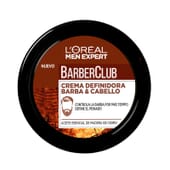 Men Expert Barber Club Crème Coiffante Cheveux Et Barbe 75 ml de L'Oreal Paris