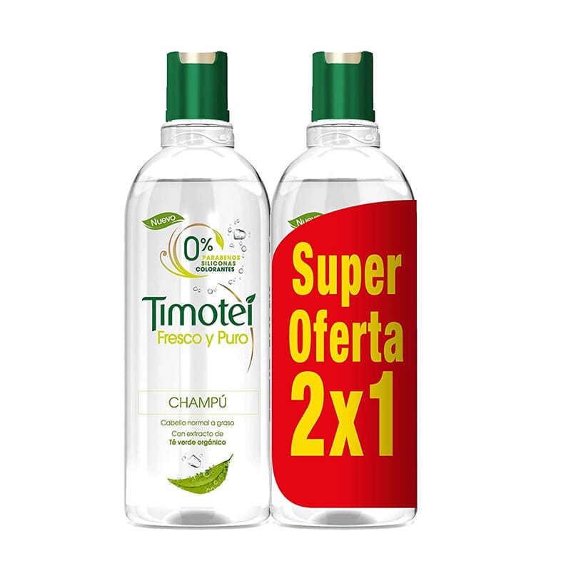 Fresco y Puro Champú Duplo 400 ml 2 Uds