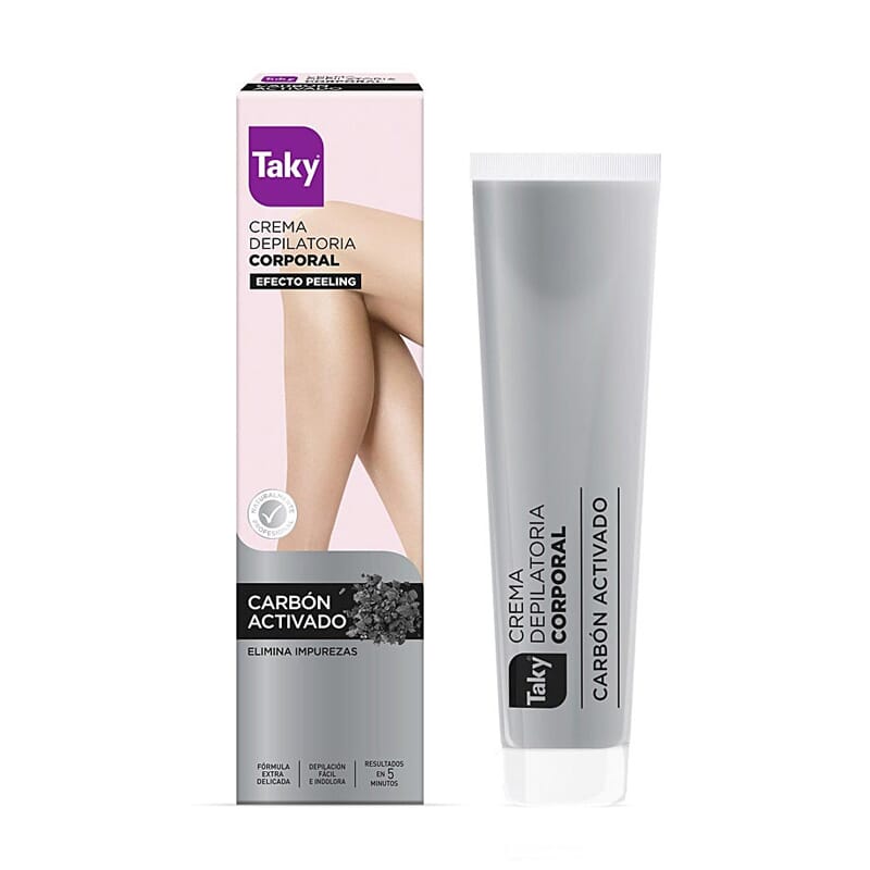 Carbón Activado Crema Depilatoria Corporal 200 ml