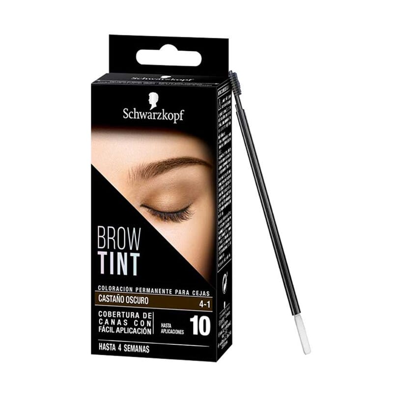 BROW TINT tinte cejas #4-1-castaño oscuro