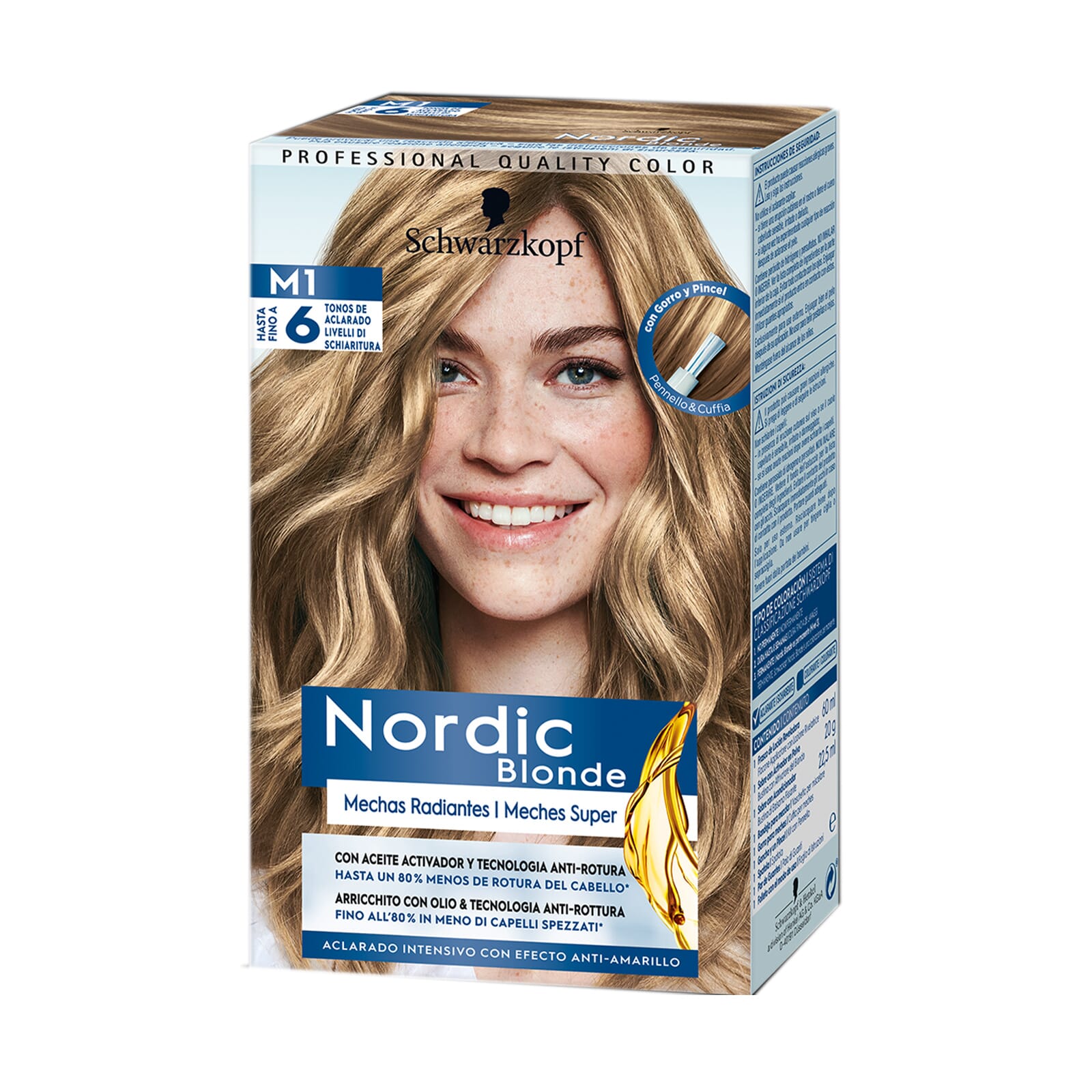 NORDIC BLONDE M1 mechas radiantes