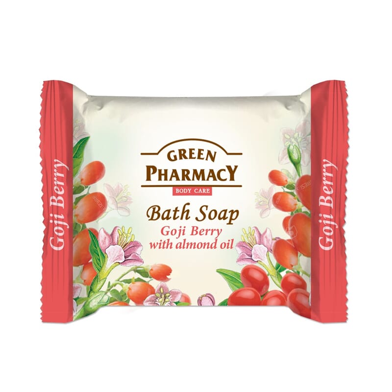 Sabonete De Banho Em Barra Goji Berry Com Com Óleo De Amêndoa 100 ml