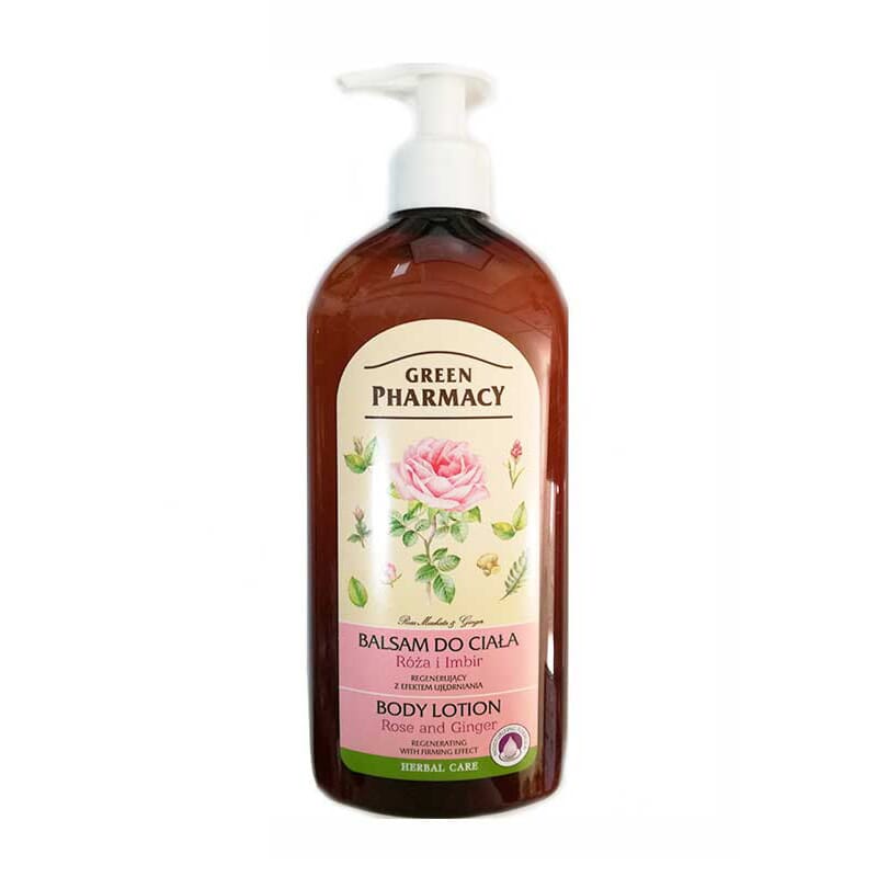 Bálsamo Corporal Regenerador Con Efecto Tensor Rosa Jengibre 500 ml