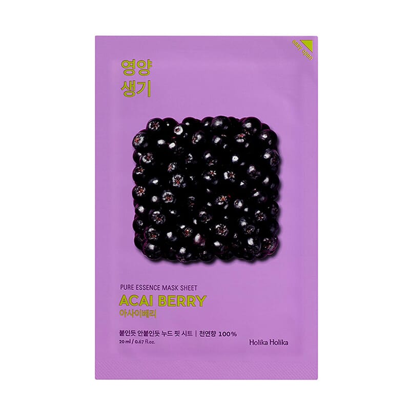 Máscara Facial Pure Essence Bagas De Açaí