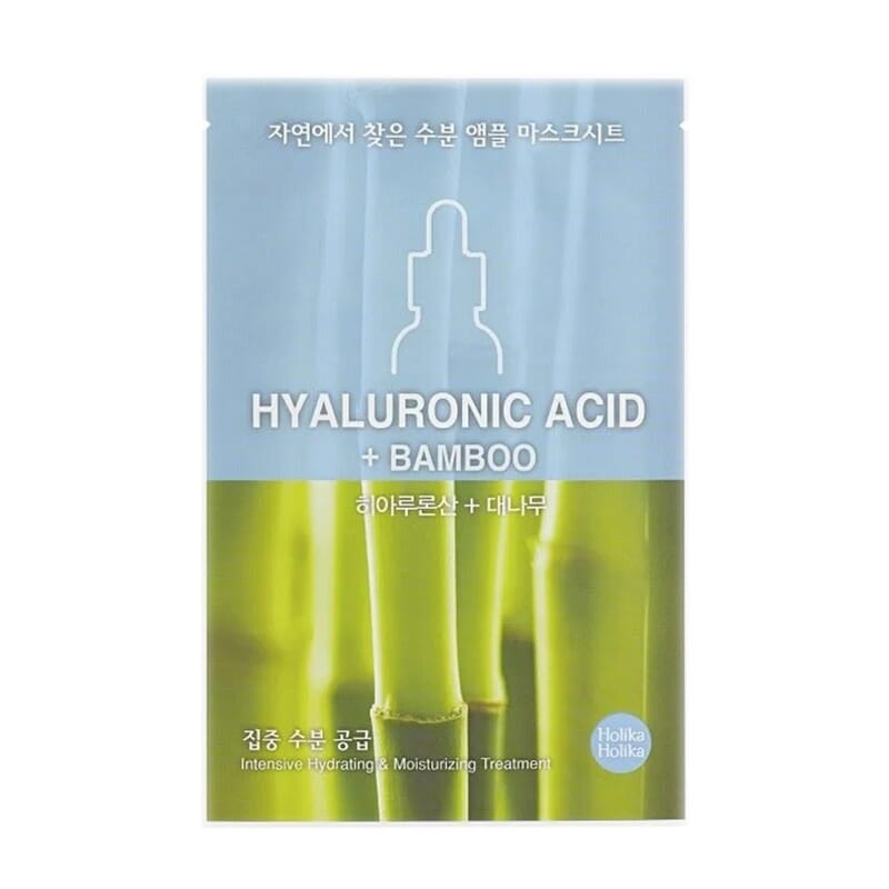 Máscara Facial Hidratação Ácido Hialurónico + Bambú