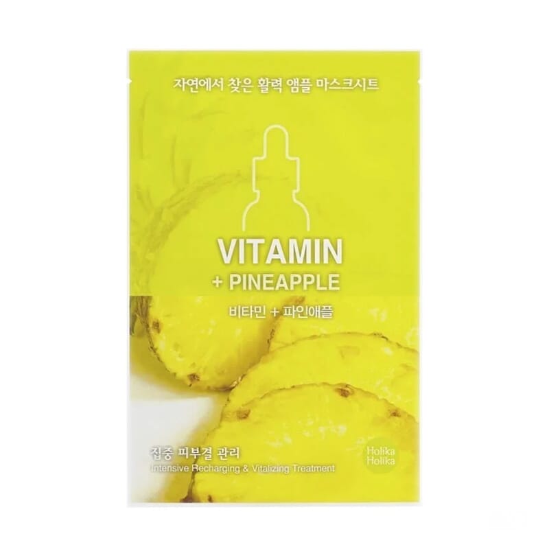 Máscara Facial Vitalidade Vitamina C + Ananás