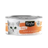 Comida Húmida Gravy Atum Com Salmão Em Molho 70g 24 Unds da Kit Cat