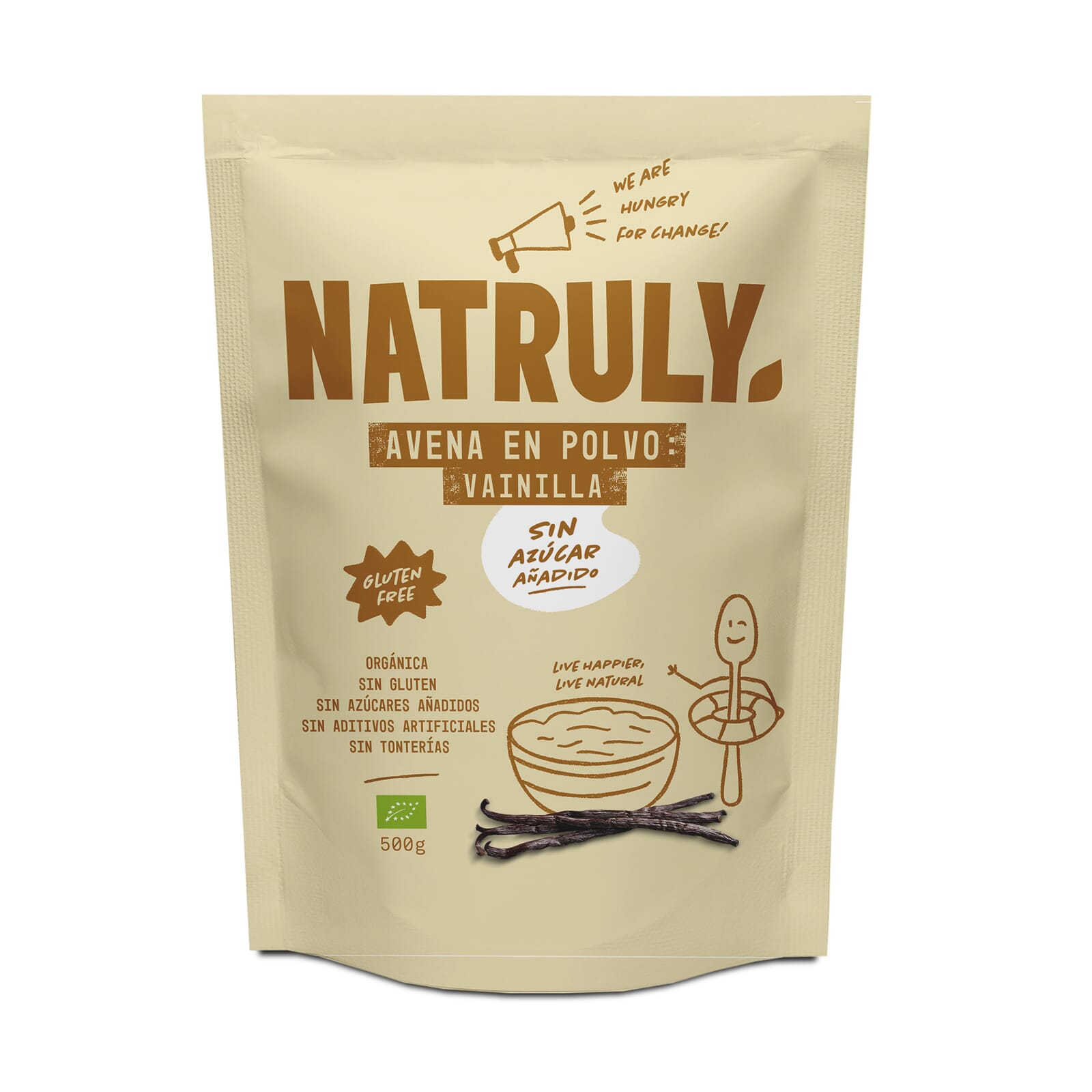 Haver in poeder vanille Bio 500g