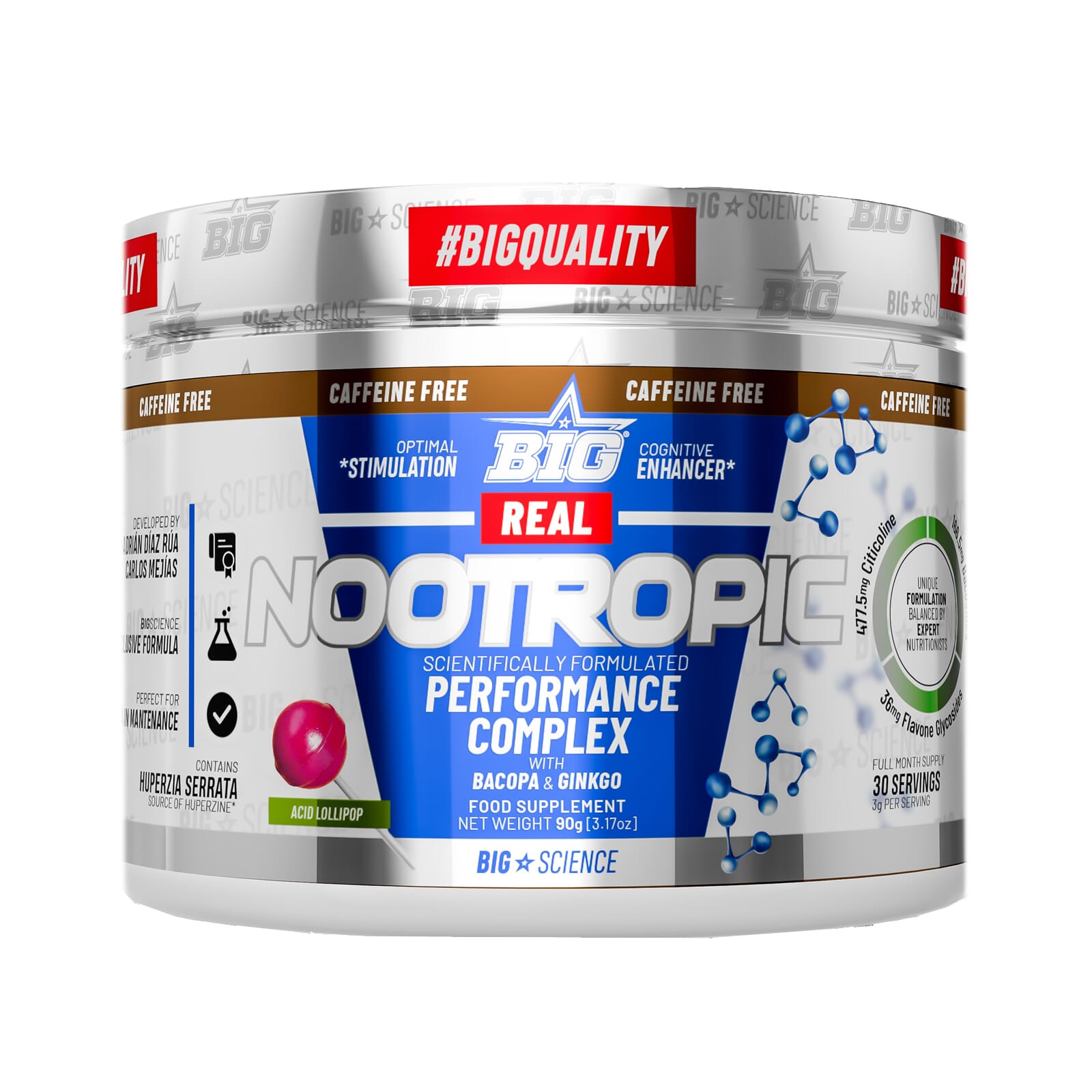 Real Nootropic Caffeine Free 90g