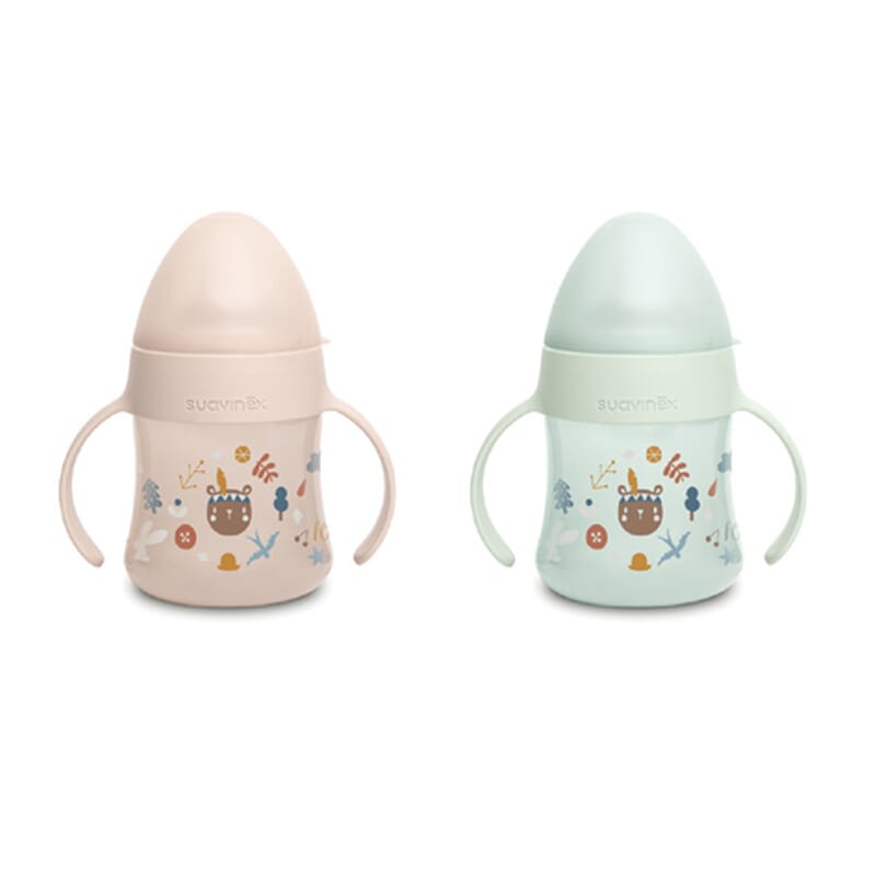 Biberão First Prints Bico Silicone 4M+ 150 ml
